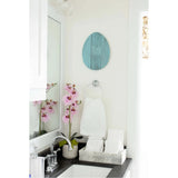 12" Farmhouse Turquoise Wooden Large Egg - Homeroots - Flyclothing LLC