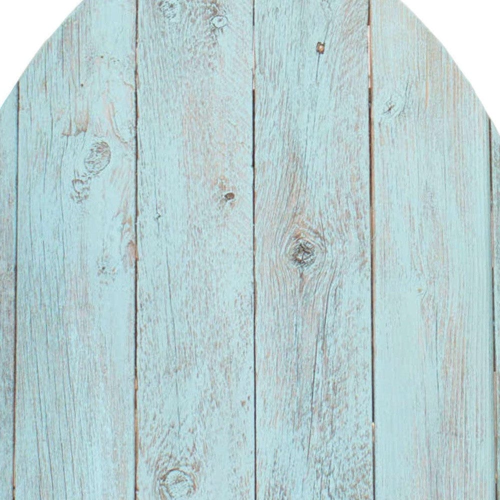 24" Rustic Farmhouse Turquoise Wood Large Egg - Homeroots - Flyclothing LLC