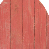 24" Rustic Farmhouse Red Wood Large Egg - Homeroots - Flyclothing LLC