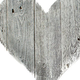 12" Whitewash Reclaimed Wood Heart Wall Decor - Homeroots - Flyclothing LLC