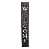 5' Rustic Black And White Front Porch Welcome Sign - Homeroots - Flyclothing LLC