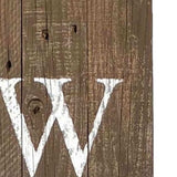 5' Rustic Espresso Brown And White Front Porch Welcome Sign - Homeroots - Flyclothing LLC