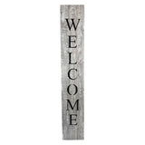 Rustic White Wash Front Porch Welcome Sign - Homeroots - Flyclothing LLC
