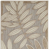2' X 10' Gray And Ivory Floral Indoor Outdoor Area Rug - Homeroots - Flyclothing LLC