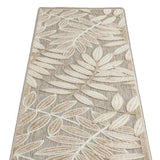 2' X 8' Gray And Ivory Floral Indoor Outdoor Area Rug - Homeroots - Flyclothing LLC