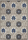 5' X 8' Blue And Gray Indoor Outdoor Area Rug - Homeroots - Flyclothing LLC
