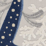 6' X 9' Blue And Gray Indoor Outdoor Area Rug - Homeroots - Flyclothing LLC