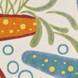 8' Round Yellow And Ivory Round Indoor Outdoor Area Rug - Homeroots - Flyclothing LLC