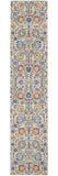 10' Orange And Ivory Floral Power Loom Runner Rug - Homeroots - Flyclothing LLC