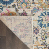 7' X 10' Orange And Ivory Floral Power Loom Area Rug - Homeroots - Flyclothing LLC