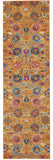 8' Sunset Floral Power Loom Runner Rug - Homeroots - Flyclothing LLC
