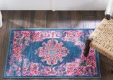 2' X 3' Blue Power Loom Area Rug - Homeroots - Flyclothing LLC