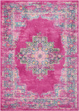 4' X 6' Fuchsia Power Loom Area Rug - Homeroots - Flyclothing LLC