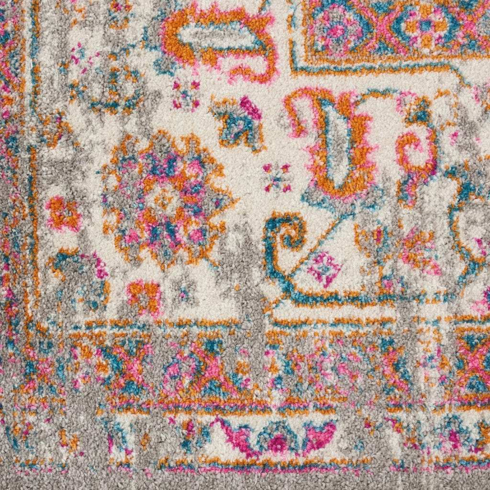 2' X 3' Gray Power Loom Area Rug - Homeroots - Flyclothing LLC