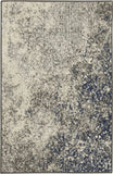 2' X 3' Gray And Ivory Abstract Power Loom Area Rug - Homeroots - Flyclothing LLC