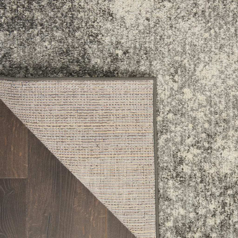 4' X 6' Gray And Ivory Abstract Power Loom Area Rug - Homeroots - Flyclothing LLC