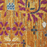 6' Sunset Floral Power Loom Runner Rug - Homeroots - Flyclothing LLC