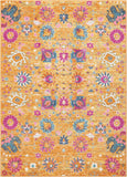 4' X 6' Sunset Floral Power Loom Area Rug - Homeroots - Flyclothing LLC