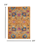 4' X 6' Sunset Floral Power Loom Area Rug - Homeroots - Flyclothing LLC