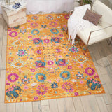 5' X 7' Sunset Floral Power Loom Area Rug - Homeroots - Flyclothing LLC