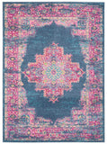 5' X 7' Blue Power Loom Area Rug - Homeroots - Flyclothing LLC
