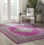 8' X 10' Fuchsia Power Loom Area Rug - Homeroots - Flyclothing LLC