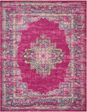 8' X 10' Fuchsia Power Loom Area Rug - Homeroots - Flyclothing LLC