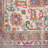 8' Gray Power Loom Runner Rug - Homeroots - Flyclothing LLC