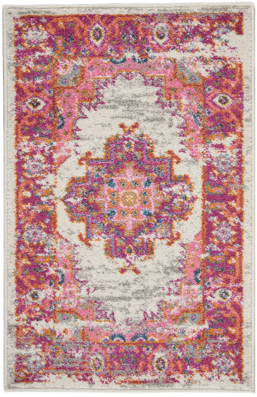 2' X 3' Fuchsia Power Loom Area Rug - Homeroots - Flyclothing LLC