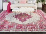 8' X 10' Fuchsia Power Loom Area Rug - Homeroots - Flyclothing LLC