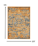 4' X 6' Sunset Power Loom Area Rug - Homeroots - Flyclothing LLC