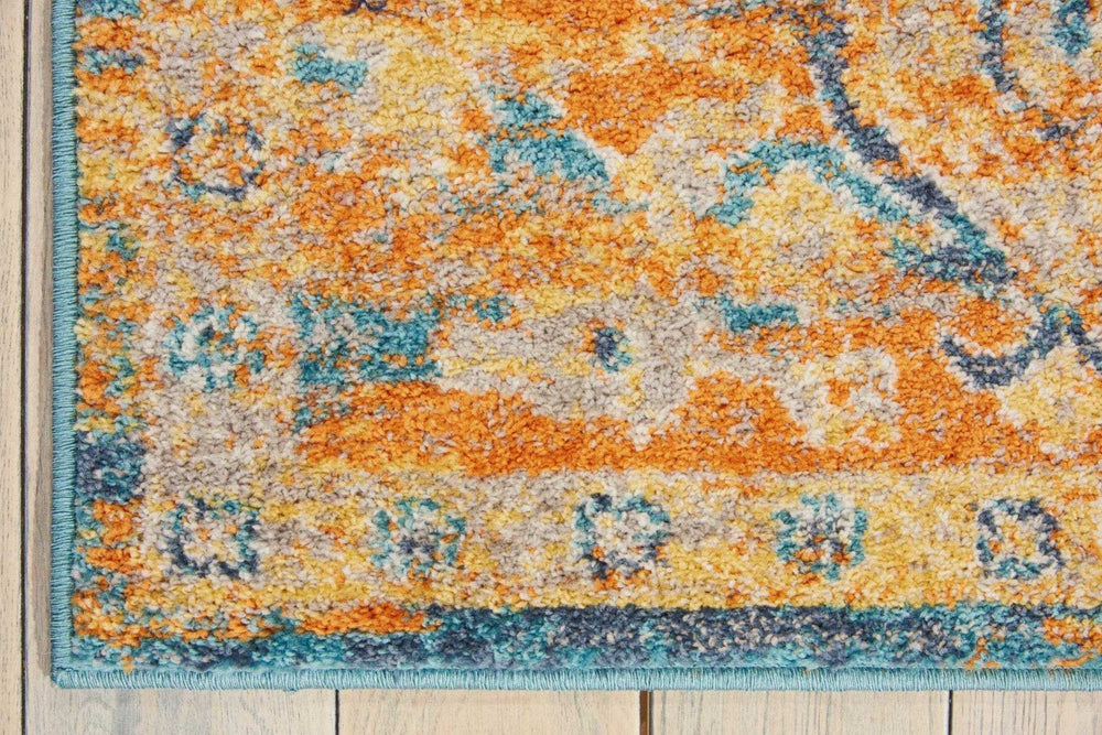 4' X 6' Sunset Power Loom Area Rug - Homeroots - Flyclothing LLC