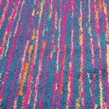 4' X 6' Blue And Pink Abstract Power Loom Area Rug - Homeroots - Flyclothing LLC
