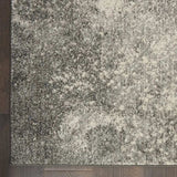7' X 10' Gray And Ivory Abstract Power Loom Area Rug - Homeroots - Flyclothing LLC