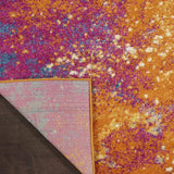 5' X 7' Sunset Abstract Power Loom Area Rug - Homeroots - Flyclothing LLC