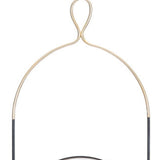 41" Gold and Black Round Accent Steel Mirror - Homeroots - Flyclothing LLC