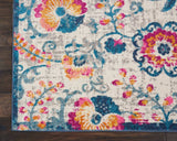 4' X 6' Ivory Floral Dhurrie Area Rug - Homeroots - Flyclothing LLC