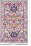 2' X 3' Pink And Gray Power Loom Area Rug - Homeroots - Flyclothing LLC
