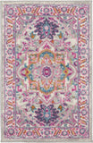2' X 3' Pink And Gray Power Loom Area Rug - Homeroots - Flyclothing LLC