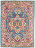 5' X 7' Teal Blue Power Loom Area Rug - Homeroots - Flyclothing LLC