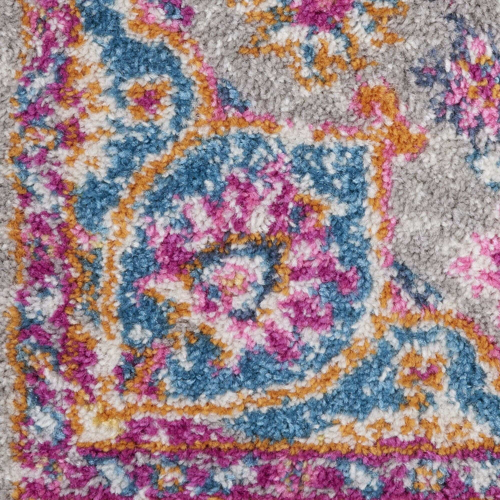 2' X 3' Pink And Gray Power Loom Area Rug - Homeroots - Flyclothing LLC