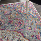 4' X 6' Pink And Gray Power Loom Area Rug - Homeroots - Flyclothing LLC