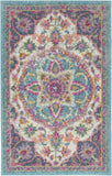 2' X 3' Pink And Green Dhurrie Area Rug - Homeroots - Flyclothing LLC