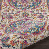8' Pink And Green Dhurrie Runner Rug - Homeroots - Flyclothing LLC