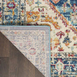 5' X 7' Blue And Ivory Power Loom Area Rug - Homeroots - Flyclothing LLC