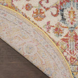4' Yellow And Ivory Round Dhurrie Area Rug - Homeroots - Flyclothing LLC
