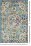 2' X 3' Blue And Ivory Dhurrie Area Rug - Homeroots - Flyclothing LLC