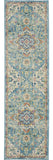 6' Blue And Ivory Dhurrie Runner Rug - Homeroots - Flyclothing LLC