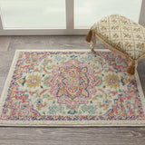 2' X 3' Pink And Ivory Southwestern Dhurrie Area Rug - Homeroots - Flyclothing LLC