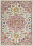 5' X 7' Pink And Ivory Southwestern Dhurrie Area Rug - Homeroots - Flyclothing LLC